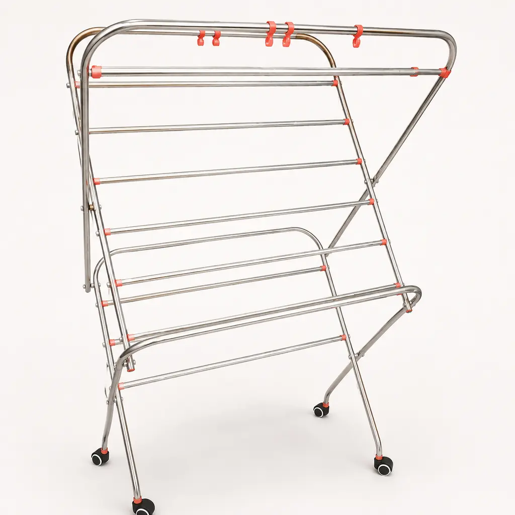 WHEELED MULTI-LEVEL DRYING RACK