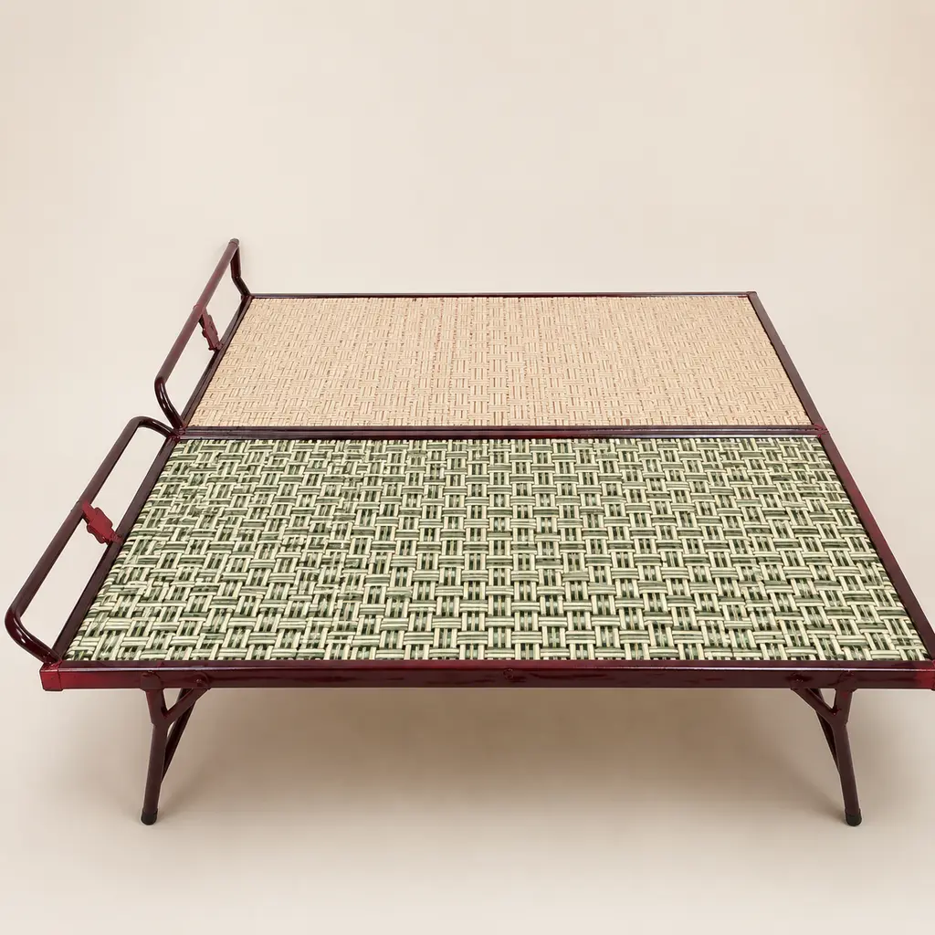 DOUBLE WOVEN STEEL COT