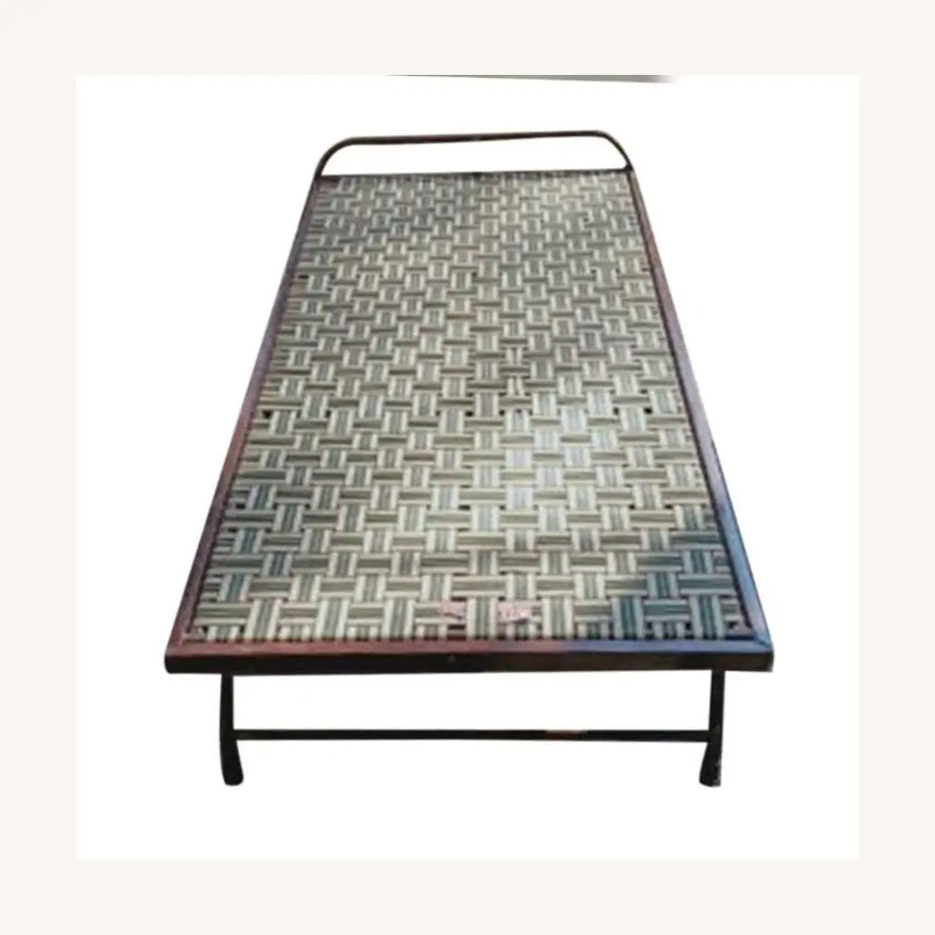 SINGLE WOVEN STEEL COT