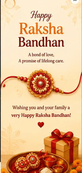 Happy Raksha Bandhan from Jesan Steel Works